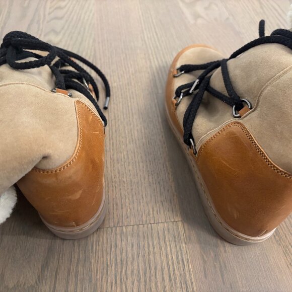 Isabel Marant Nowly Leather Shearling Boot - Picture 4 of 5